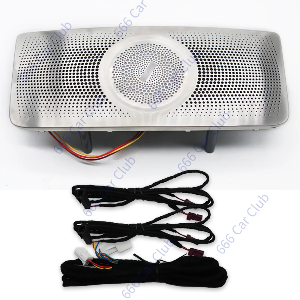 64 لون LED نظارات صندوق المتكلم لمرسيدس بنز W177 W247 W118 GLB GLA A B فئة سقف السيارة المحيطي القرن المحيطة ضوء تجديد