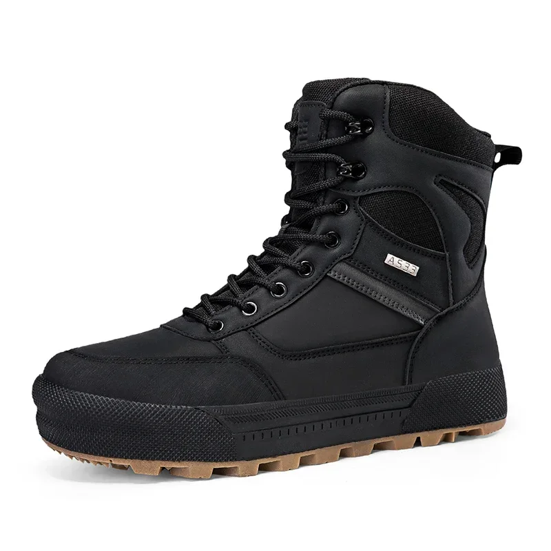 

Retro anti slip and wear-resistant outdoor hiking men's shoes men's motorcycle protective shoes