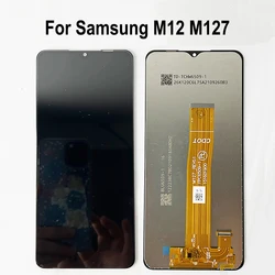 For Samsung M12 LCD M127 M127F M127M LCD Touch Screen Digitizer For Samsung M127 LCD Display Screen Replacement Parts