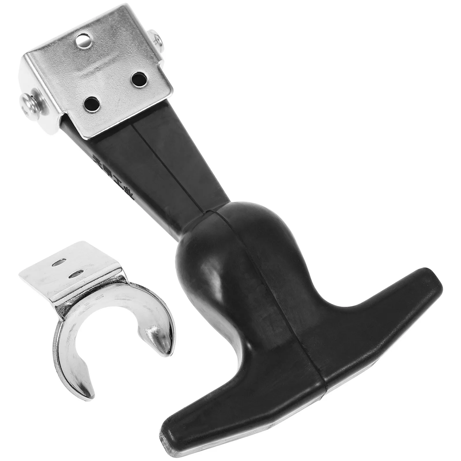 

Rubber Shock Absorption Latch Heavy-Duty Elastic T-Handle Draw Latch for Car Hood Toolbox Electrical Enclosure Accessories Tool