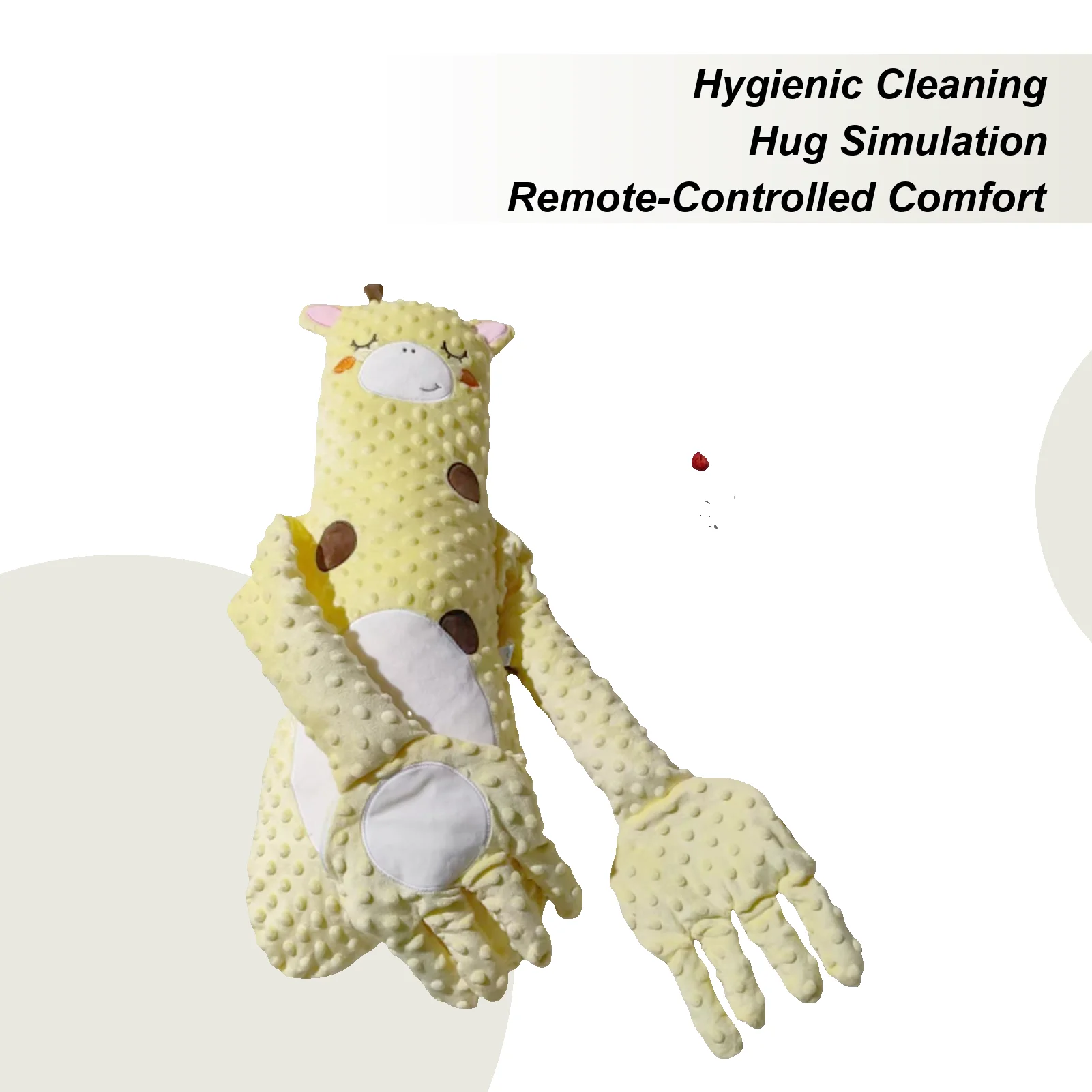 Baby Soothing Palm Giraffe Baby Startle Prevention Sleep Aid Companion Adjustable Simulation Patting Hand Soft Sleeping Toy With