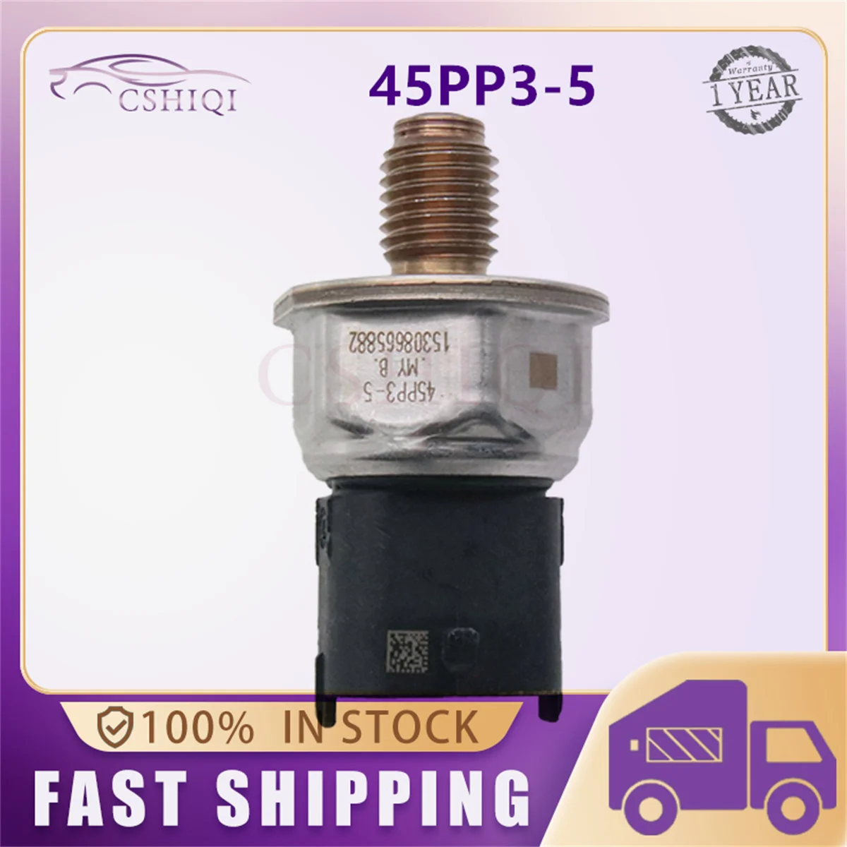 

Датчик давления топливной рампы 45PP3-5 C156-A154 824002 824026 для Opel Astra J Corsa D 1.7 CDTI 55584473 15282576583