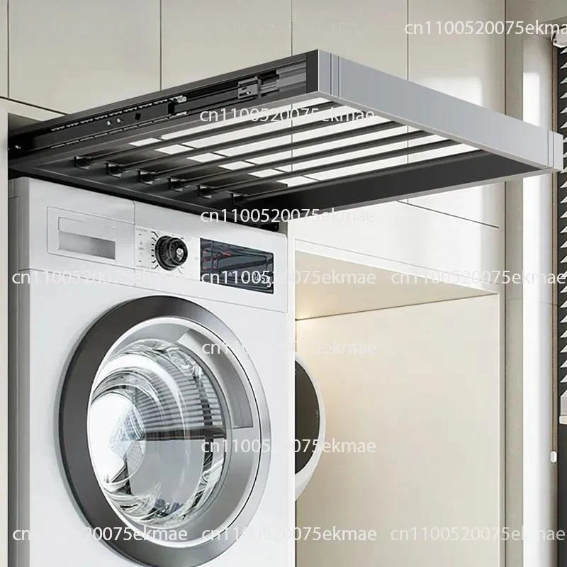 Invisible Drying Rack Washing Machine Pumping and Hanging Hanger Pants Rack Built-in Telescopic