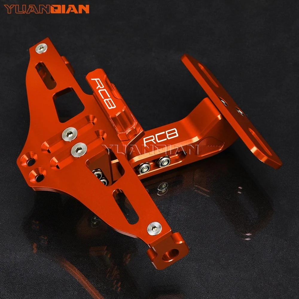 

For RC8 RC8R RC 8R 2009-2016 2015 2014 2013 2012 2011 2010 2009 Motorcycle Rear License Plate Bracket Holder Turn Signal Light