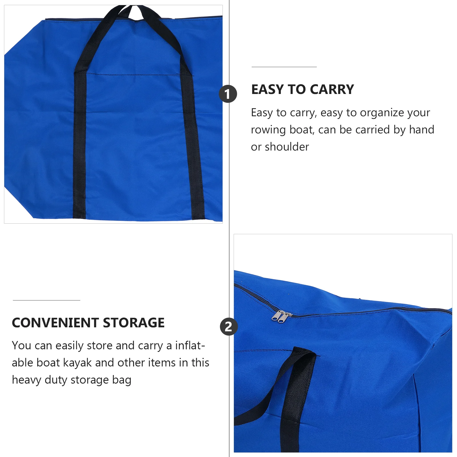 Outdoor Camping Storage Bag Heavy Duty Oxford Cloth Waterproof For Inflatable Boat Kayak Paddle Carry Case Tent Storage