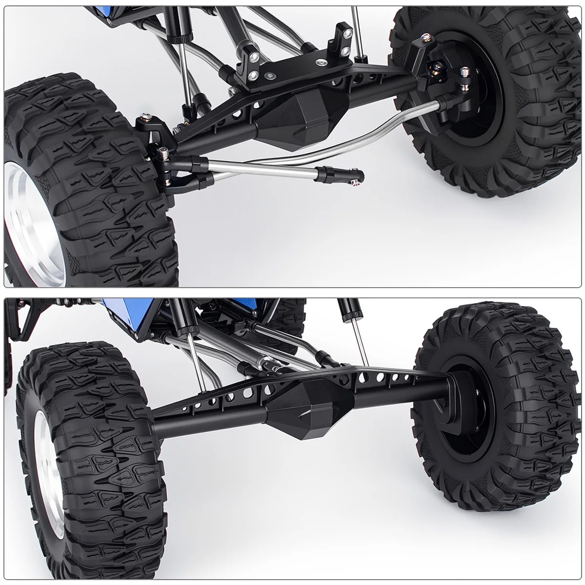 Front & Rear Portal Axle Set with Hardened Steel Gears for Axial 1/10 Capra 1.9 UTB Rock Crawler Upgrade Parts - view 5