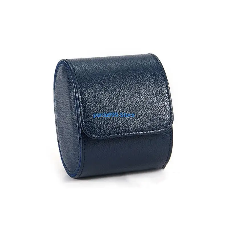 P0RF مجوهرات حقيبة التخزين ساعة أزرار خاطفة حقيبة التعبئة والتغليف حقيبة التخزين صندوق ساعة ميكانيكية حقيبة ساعة السفر هدية