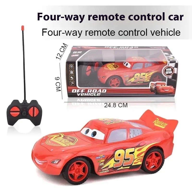 Disney Pixar Cars 3 Electric Toy Car Lightning Mcqueen quattro canali Cross-country telecomando modello di auto giocattoli per bambini Gif