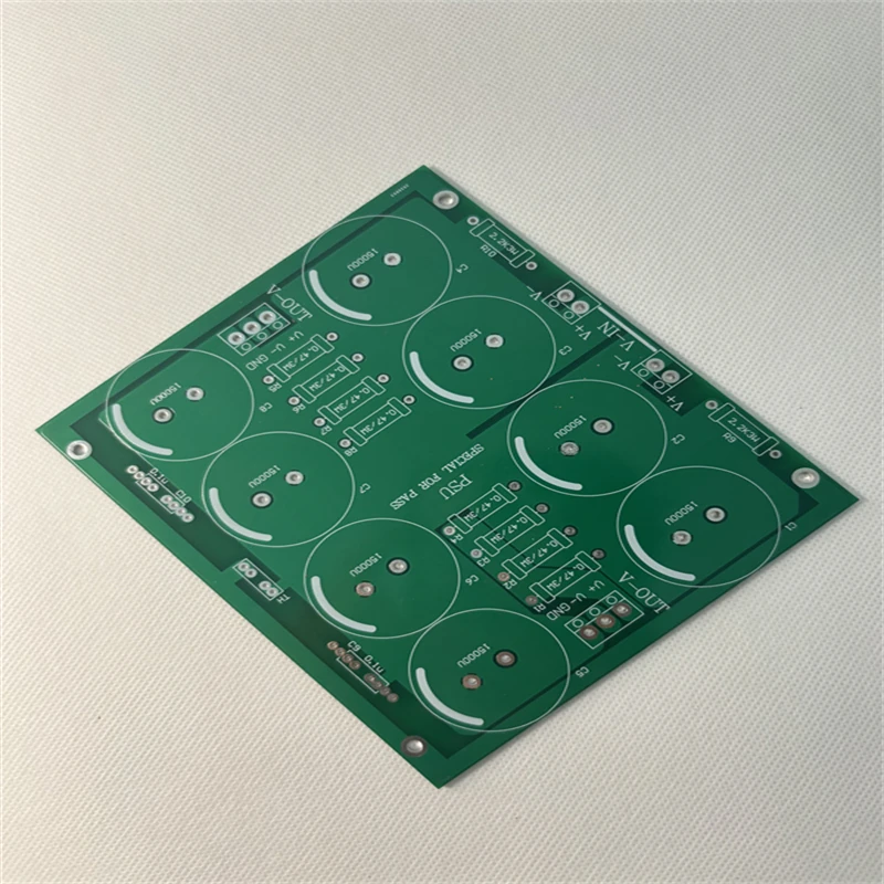 High end PASS Dedicated Power Board CRC ประเภท 8 ตัวเก็บประจุแหล่งจ่ายไฟบอร์ดเปล่า