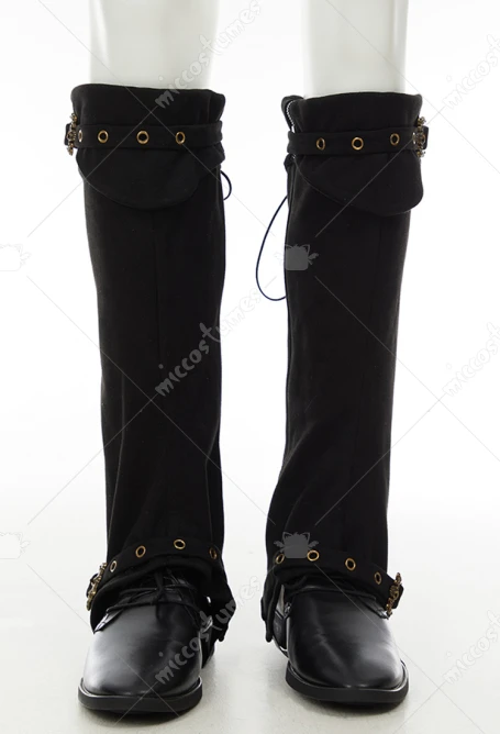 

miccostumes Medieval Renaissance Boots Cover Pirate Steampunk Over The Knee Boots Cover for Halloween Costume