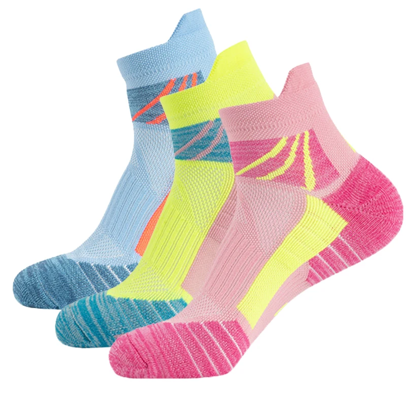 

Professional Marathon Sports Ankle Socks Men Women Outdoor Cushion Hiking Badminton Basketball Workout Tab Running Low Cut Sock