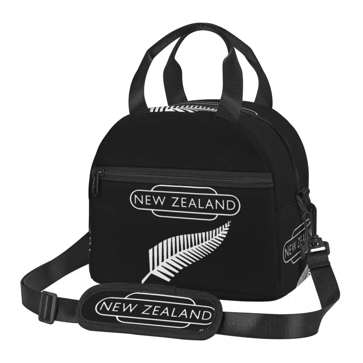 

All Blacks Rugby Hat Осенне-зимние сумки для обеда Изолированная коробка для бенто Сумка для обеда Многоразовые сумки для пикника Термосумка для женской работы