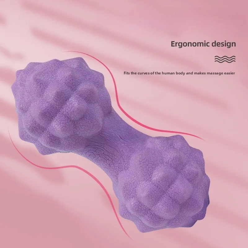 

1 шт., мяч для фасции, массажный мяч с приподнятыми точками, TPR, мяч для йоги, массажная палочка для талии и спины, массажер для ног, поставка