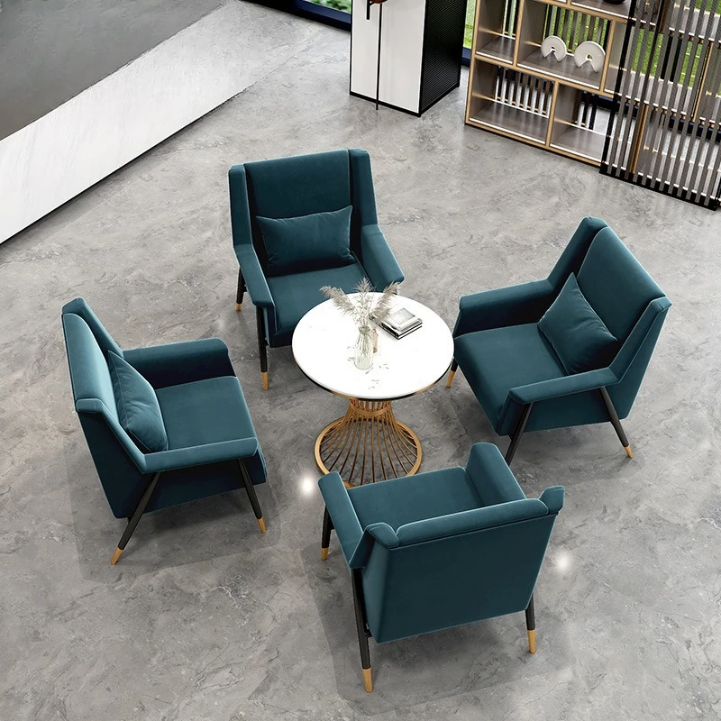 Reception negotiation table and chair combination