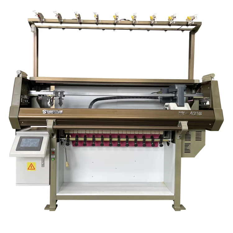 Computerized Flat Collar Cuffs Knitting Machine with 42inch