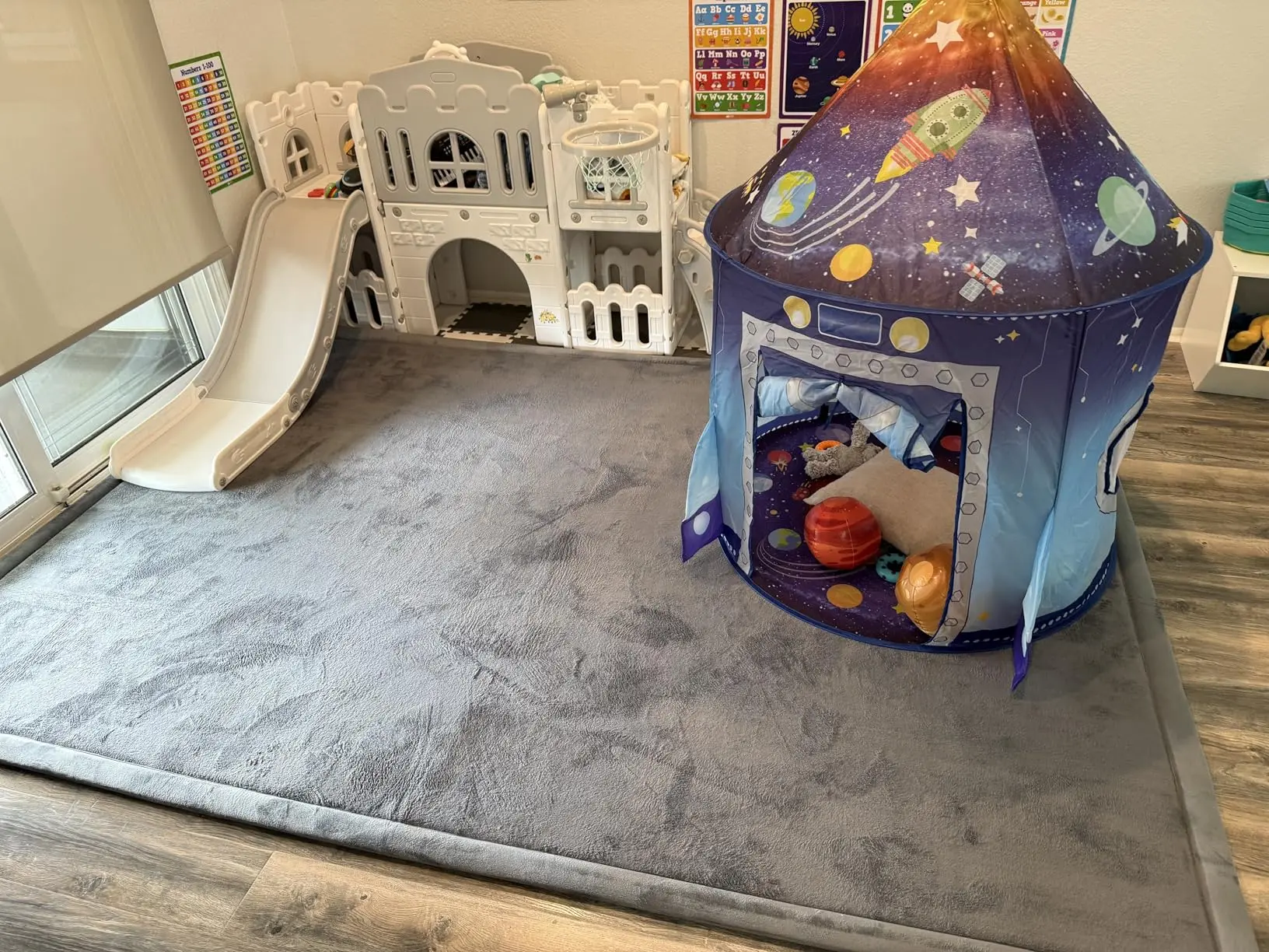 Thick 3CM Fleece Mat Sponge Carpet Children Baby Crawling Pad Bedroom Living Room Tatami