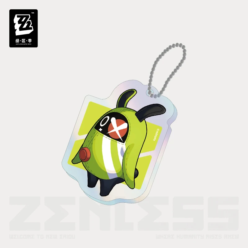 Zenless Zone Zero Official New Eridu Series Keychain Pendant Birthday Gifts