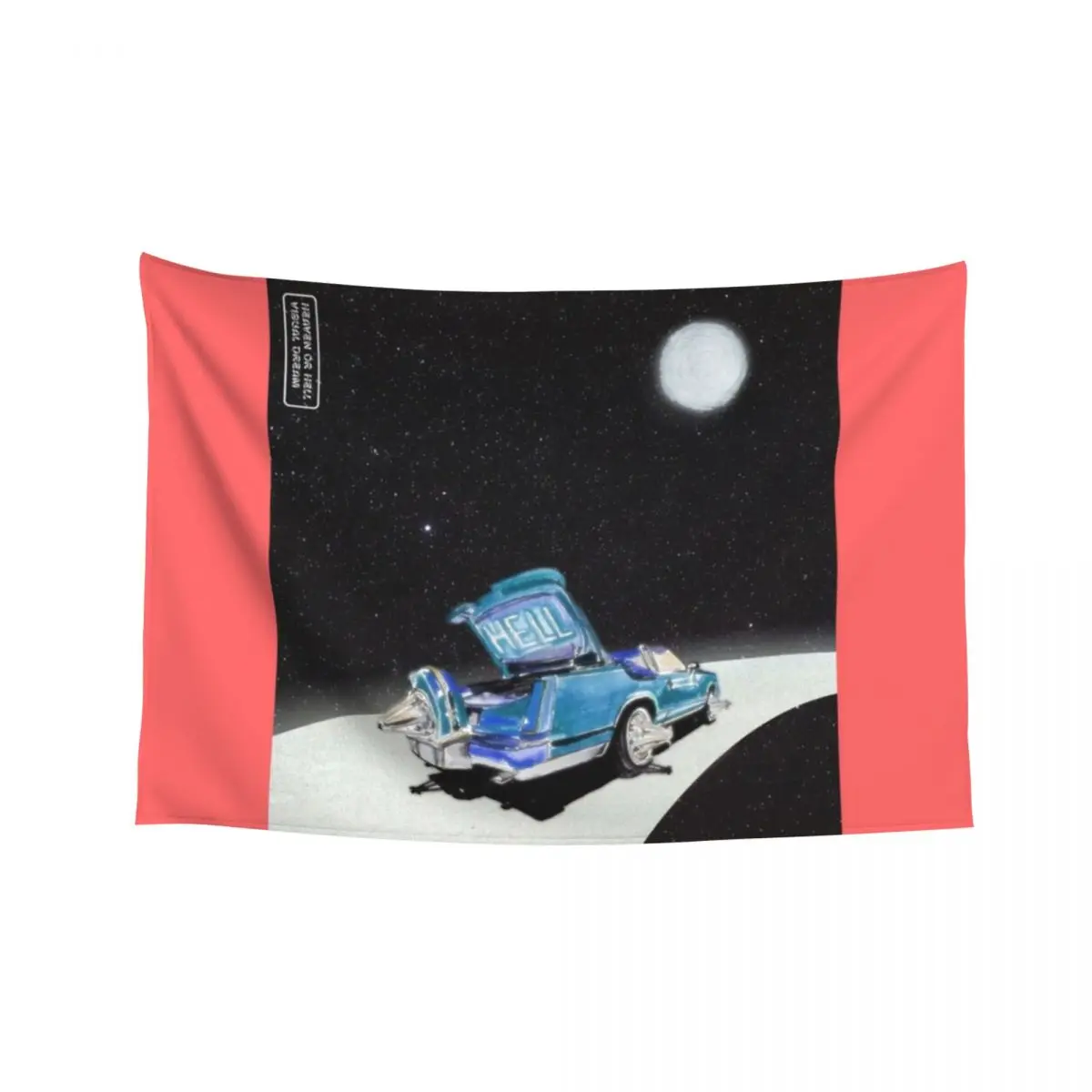 

Alternative album cover for Don Toliver's Heaven Or Hell! Tapestry Cute Room Decor Home Decorating Room Decorations Tapestry