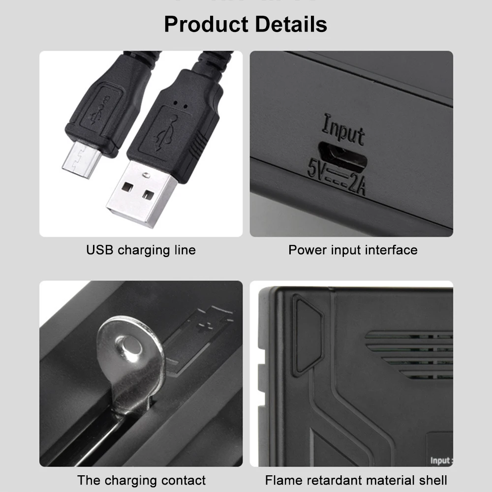 2/4 Slots Universal Smart Battery Charger LCD Display For NiMH NiCd Li-ion 26650 18650 21700 18500 AA AAA Rechargeable Batteries