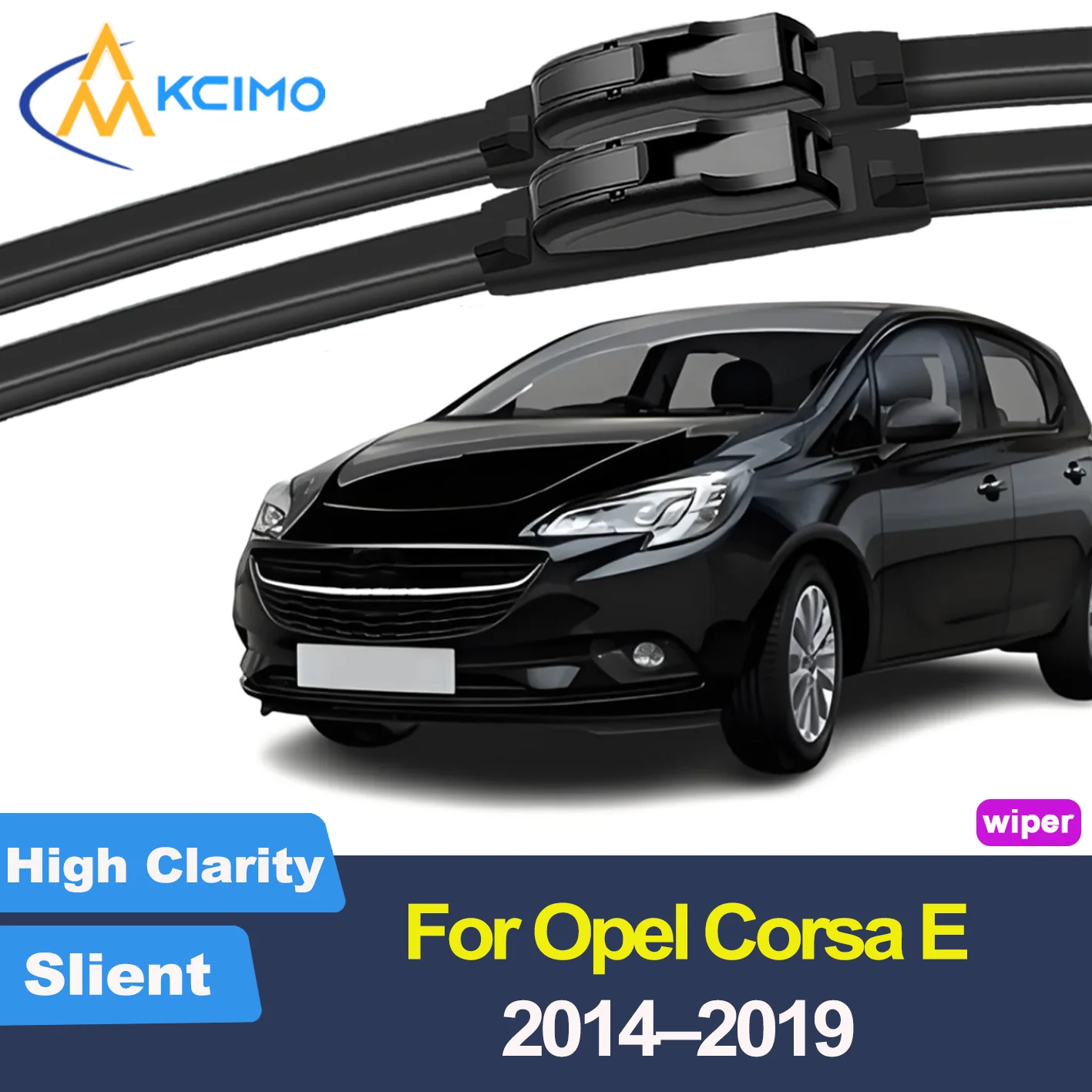

2PCS New Wiper Blades for Opel Corsa E X15 2014-2019 Vauxhall Corsa Front Windshield Auto Wipers Blade Accessories 2019 2018