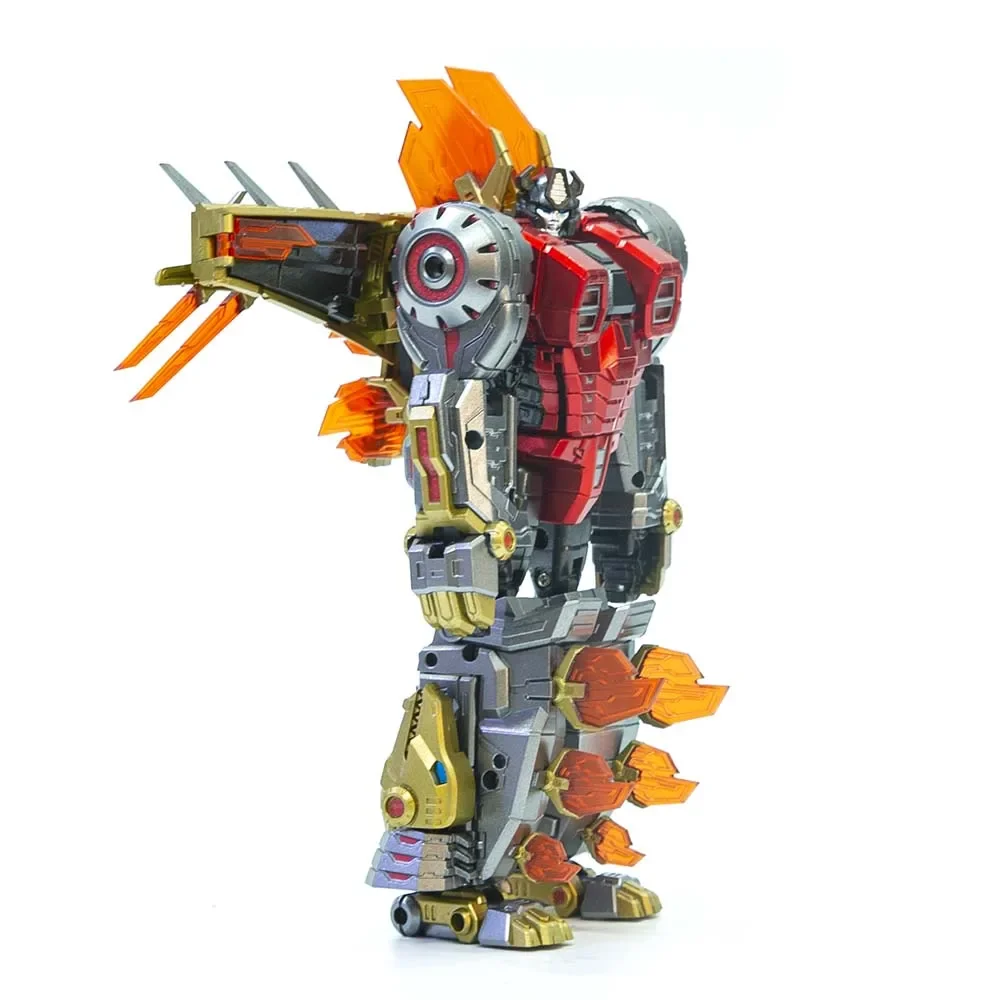 In Stock Transforming Toys Planet X FOC PX-04M PX04M Dinosaur Robot Summanus Snarl Metallic Action Figure Toy Gift Collection