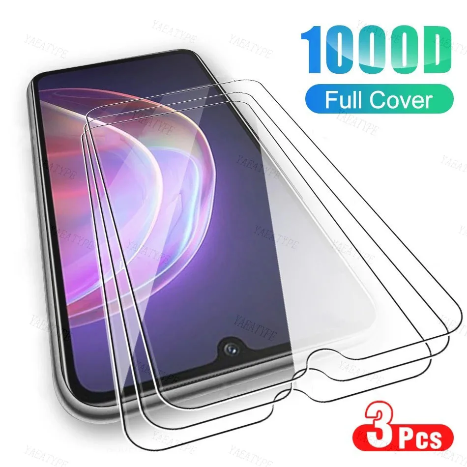 3PCS 9H Protective Tempered Glass For Vivo V21e 4G 5G 6.44