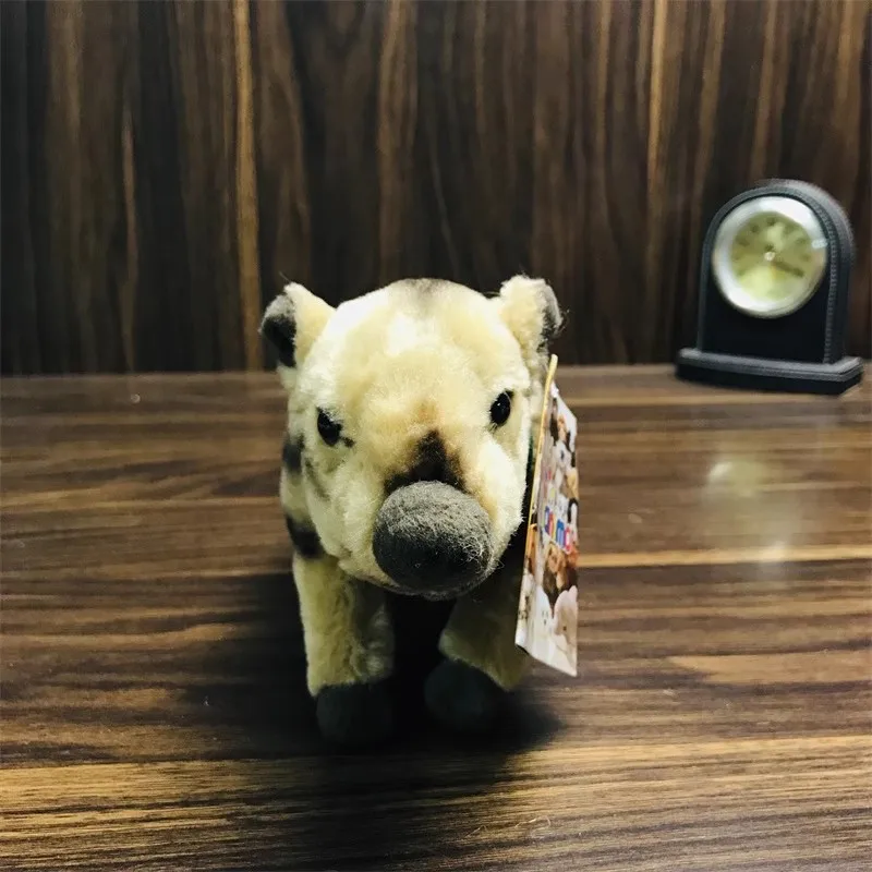 Lifelike Boar Stripe Brown Pig Collar Piggy Emulational Pet Animal Soft Stuffed Doll Plush Toy Girl Boy Birthday Christmas Gift