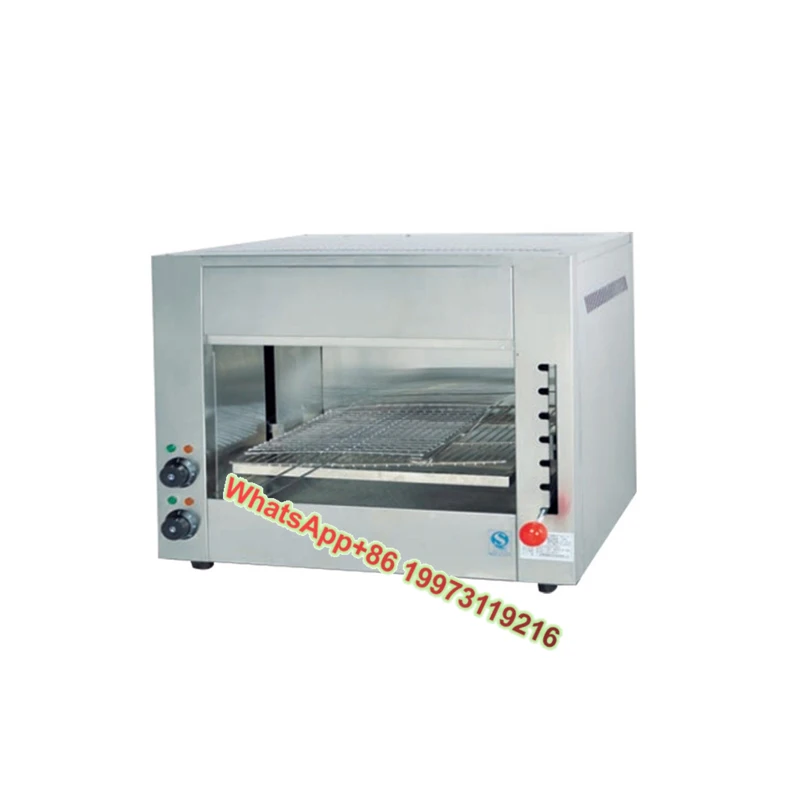 Salamandra eléctrica comercial, estufa de barbacoa ajustable, horno eléctrico de acero inoxidable para el hogar, equipo de cocina