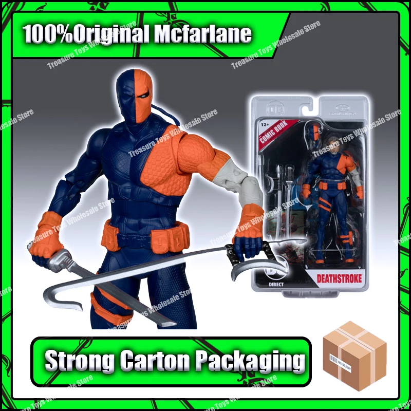 

В наличии Mcfarlane Toys Dc Multiverse Deathstroke W/Comic (Dc Page Punchers: Dc Rebirth) 7-дюймовая аниме-фигурка, подарки, игрушки