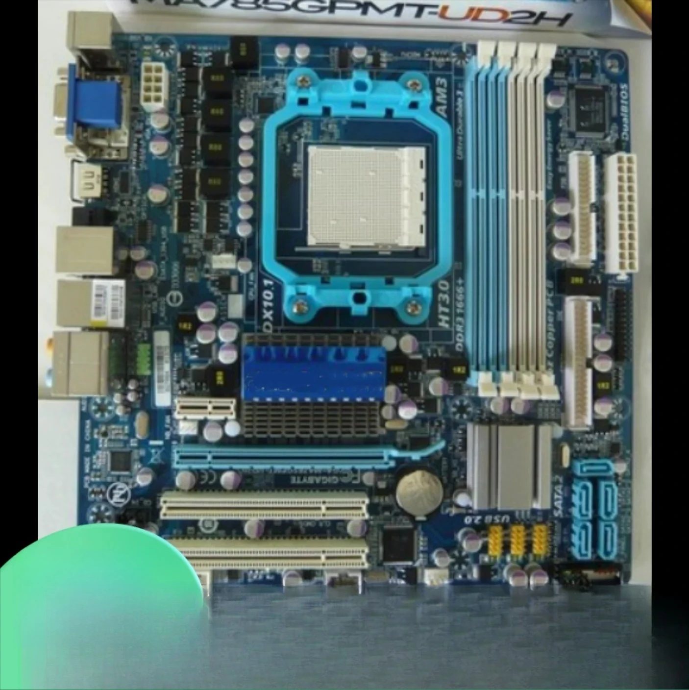 

GA-MA785GMT-US2H motherboard 785G DDR3 16GB USB2 AM2/AM3 desktop motherboard 100% testing