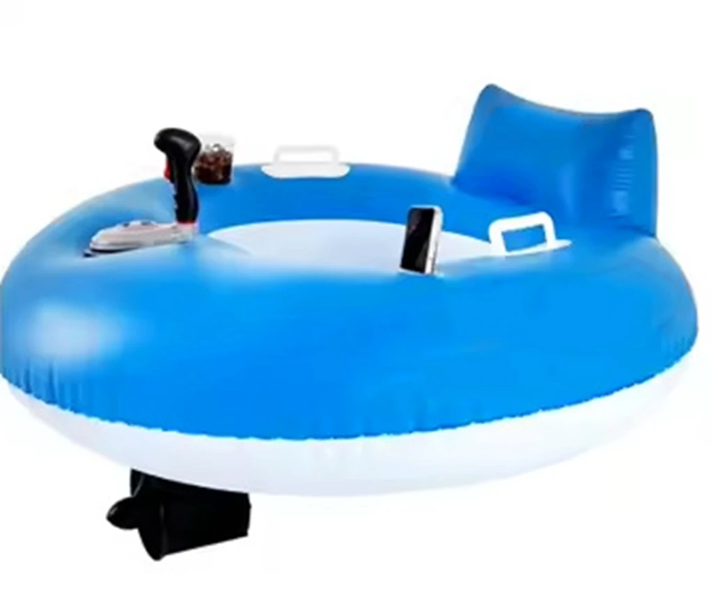 Inflatable Electric Float Row Propeller Single Float Chair Water Driving Float Ring Floating Chair