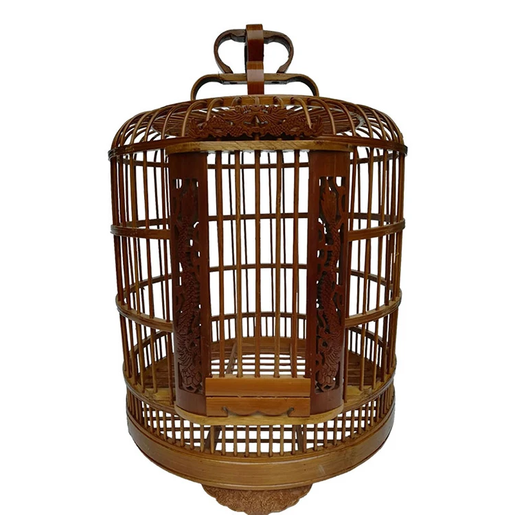 Eco-friendly Bamboo Bird Cage For Sale, 100% Handmade High Quality Vintage Wooden Bamboo Rattan Bird Cage