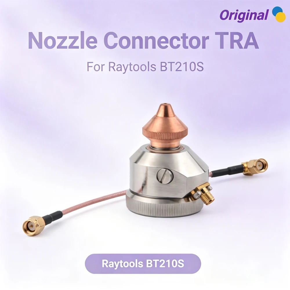 Header Raytools BT210S Nozzle Connector TRA Laser Nozzle Sensor Connector Nozzle Connection Parts for Fiber Laser Cutting Head