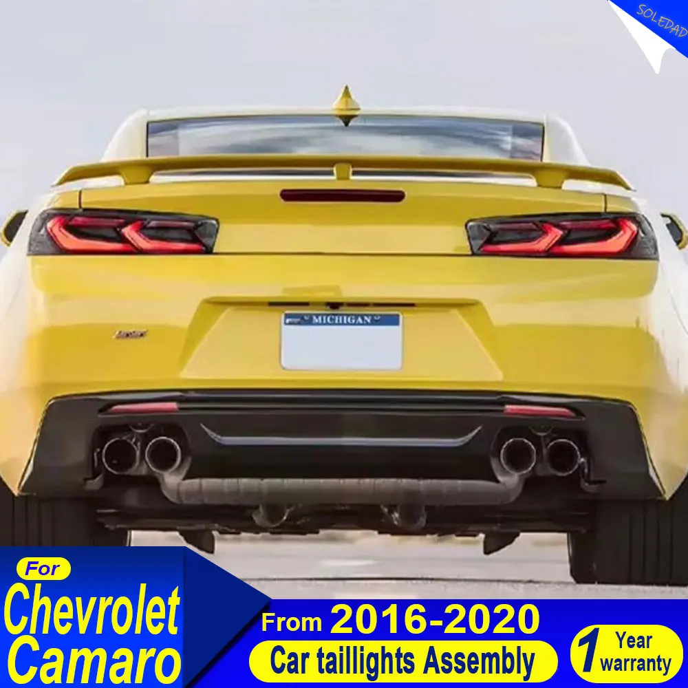 

taillight for Chevrolet Camaro LED Tail Light 2016 2017 2018 2019 2020 Rear Fog Brake Turn Signal Auto Accessories Plug and play