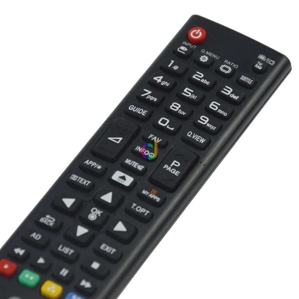 IR 433MHZ AKB74475481 Replace TV Remote Control Distance Suitable for LED LCD HD TV 32LF592U / 43LF590V / 43UF6407 / 43UF640V