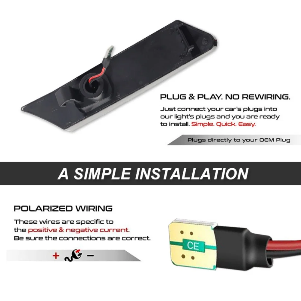 ポルシェ997 911ターボGT2 GT3ケイマンボクスター987用シーケンシャルLEDカーフロントフェンダーサイドマーカーライトターンシグナルライト12V