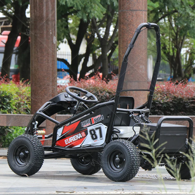 Certificato CE economico di buona qualità Motoslitta per bambini Motoslitta Catena per bambini Go Kart da corsa elettrico professionale alimentato a gas