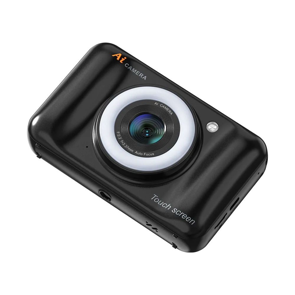 Cyfrowa kamera AI o wysokiej rozdzielczości, kamera do fotografii dziecięcej na imprezy studenckie, podwójna kamera do selfie, kamera z filtrem upiększającym