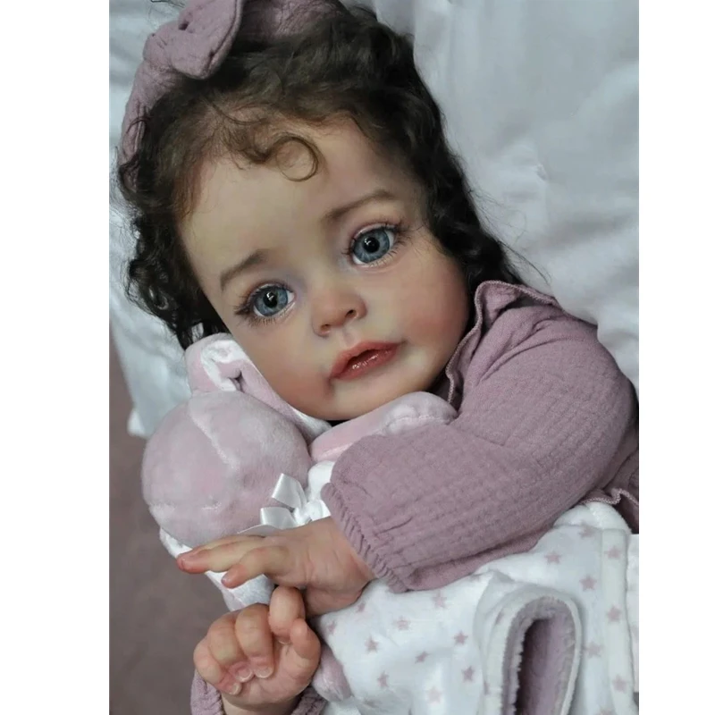 

58cm Toddler Doll Sue-Sue Hand-detailed Painting Kids Toys Gift for Birthday and Christmas