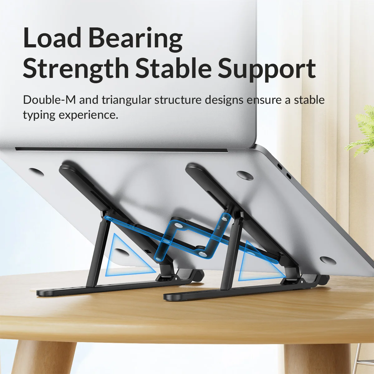 ORICO Foldable Laptop Stand 7 Adjustable Levels Ergonomic Notebook Riser Portable Laptop Support Cooling Holder For 11-17 Inch L