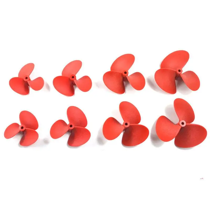 3-Blade Glass Fiber Nylon Propeller 5mm Bore 90mm RC Boat Prop CW CCW for RC Net Pulling Boat Model Ship Spare Parts