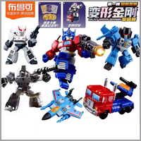 New Blokees Transformers Block Defender Version Wave1 Optimus Prime Megatron Ironhide Thundercracker Robot Toys Kids Xmas Gift