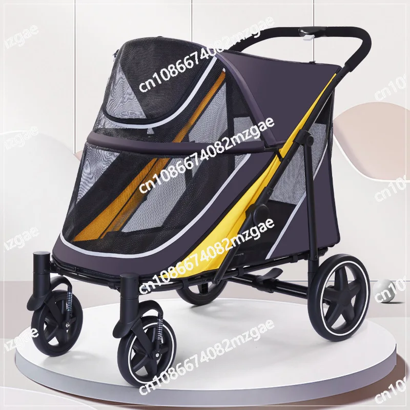 Out Pet Cart Multifunctional Object Push Large Space Dog Cart Cat Elderly Disabled Going