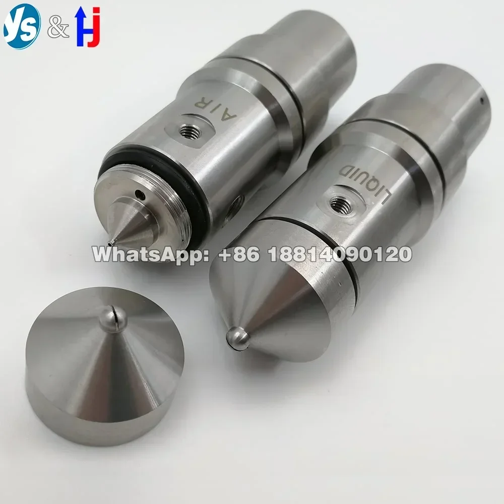 

NEW YS 316 Stainless Steel No-Drip Air Atomizing Nozzle, Hyperfine Spray Anti-Leaking Nozzle For Industrial Painting