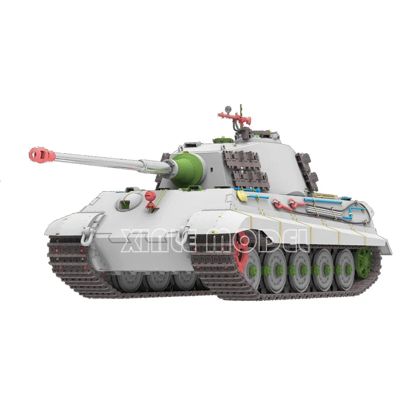 Ryefield model plastic scale assembly tank model kit RM-5138 German King Tiger Ardennes 1944 (upgrade  version) 1/35