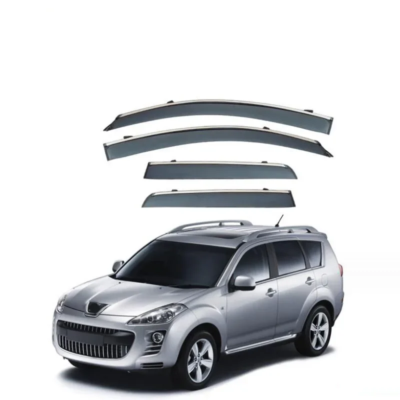 Window Visor Side Window Deflector Weather Shield Awnings & Shelters For Peugeot 4007 2007 2008 2009 2010 2011 2012 2013