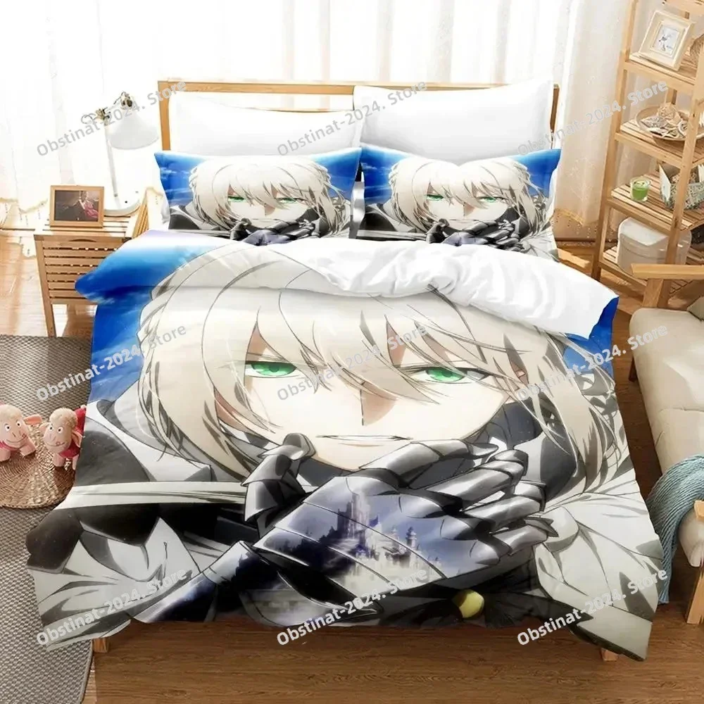 

Anime Fate Grand Order Bedding Set Duvet Cover Full Queen King Size Pillowcase Bed Print Bed Set Aldult Kid Bedroom Single Twin