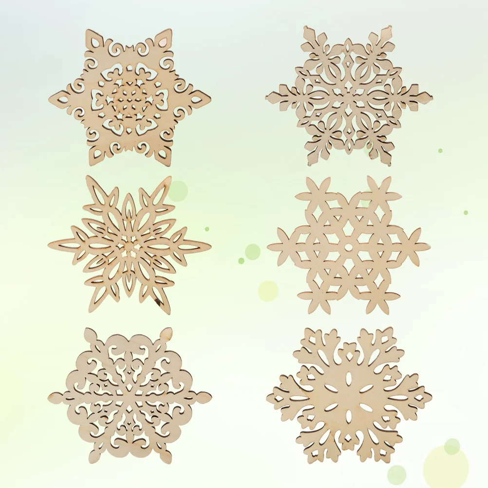 6 قطعة الوقايات ندفة الثلج الخشبية 12 سنتيمتر الحصير كأس جوفاء للبيرة النبيذ القهوة القدح الخشب بوثولدر مجموعة المنزل المطبخ هدية حفلة #1