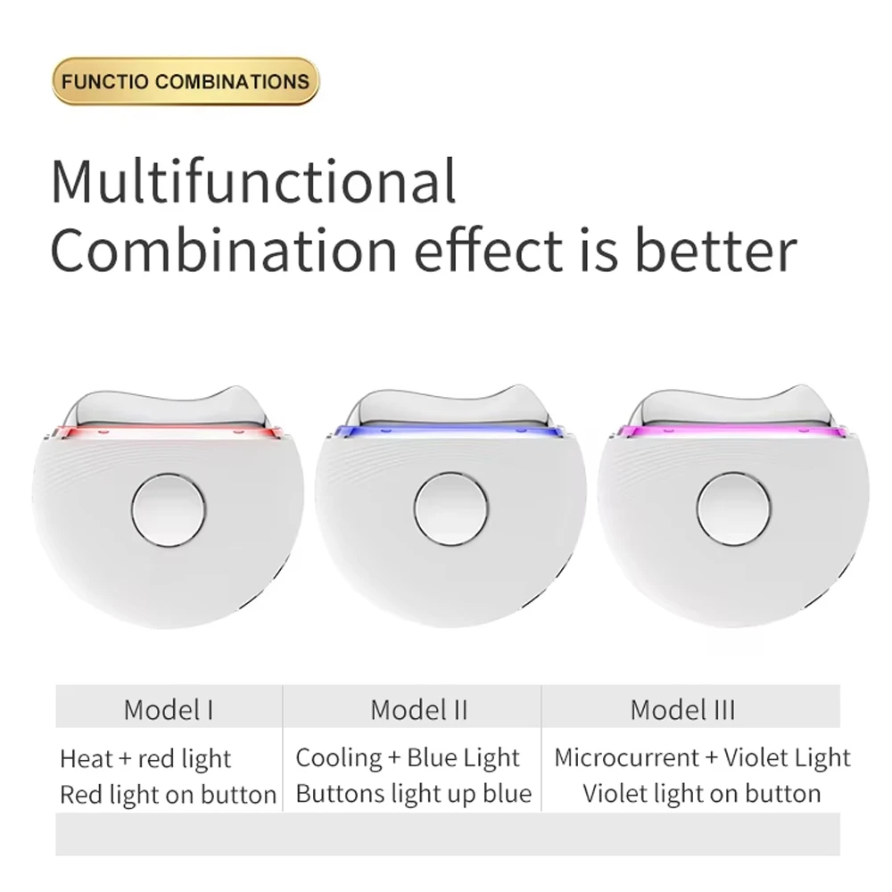 ไฟฟ้า Guasha นวด Body Scraping เย็นความร้อนการสั่นสะเทือน Face คอ Eye Massager Gua Sha Scraper EMS Face Lifting Machine