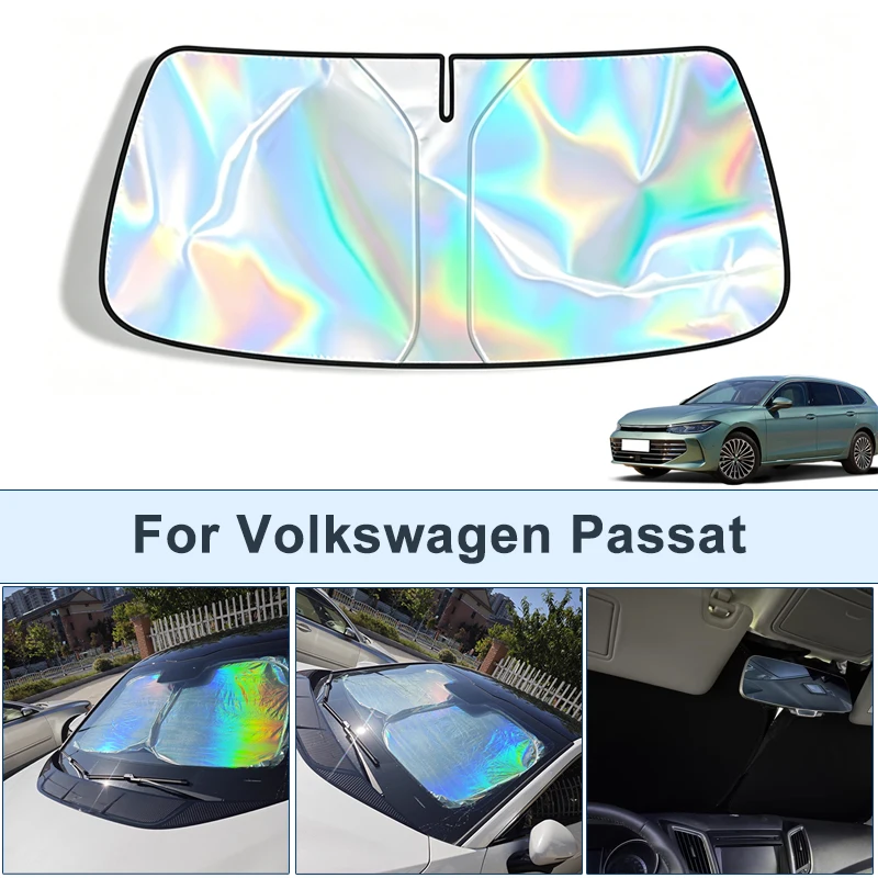 

Foldable Front Windshield Sun Shade For Volkswagen Passat UV Reflective Sun Protection Cover Car Interior Accessories